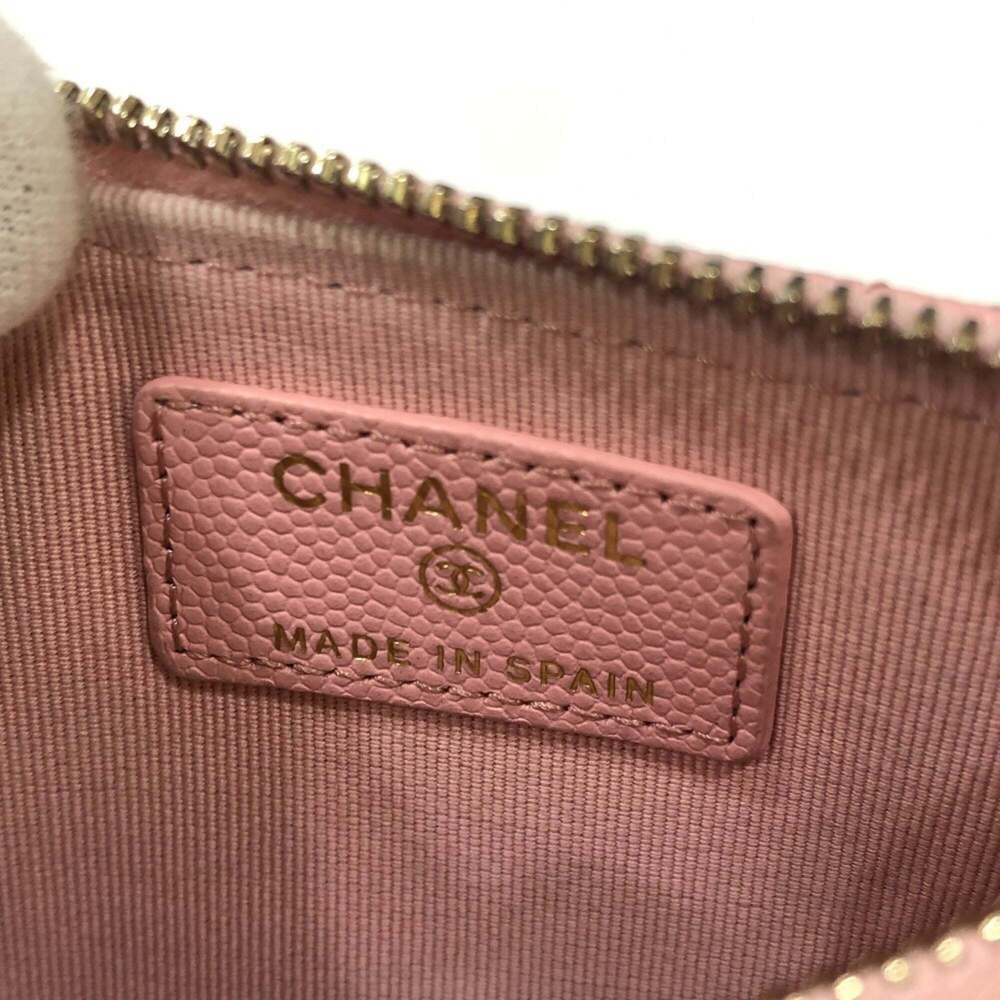 CHANEL Pink Caviar Leather Wallet - Picture 11 of 12